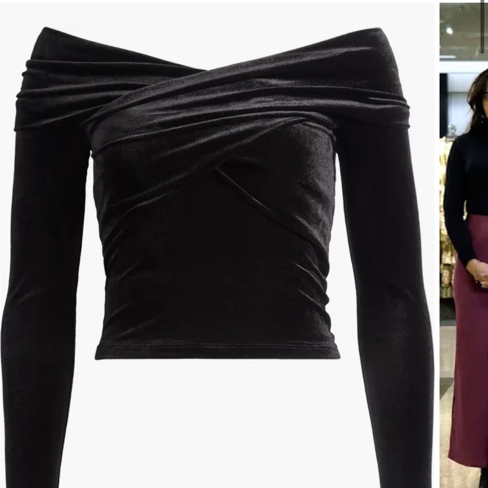 AllSaints off the shoulder top, never worn